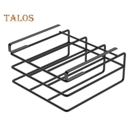 Cutting Board Organizer Storage Rack Strong Load-bearing Metal Cutting Board Organizer Space Saving Under-Shelf Chopping Board Holder