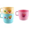 Pinkfong Baby Shark Simple Handle Cup 3-Piece Set, Mixed Colors, 1 Set, Popular Korean Parenting Items
