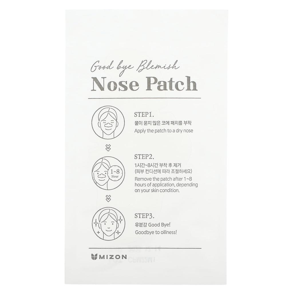 Goodbye Blemish Nose Patches, 10 Pcs