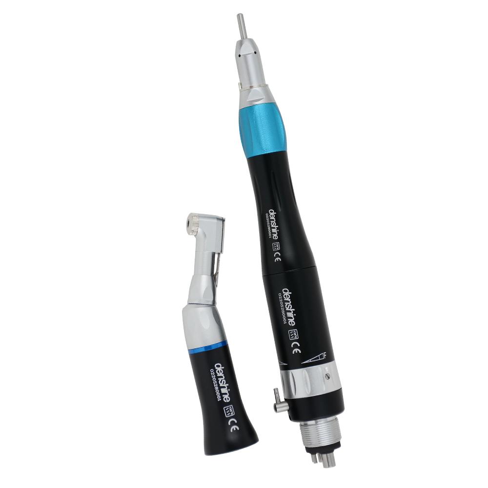 Стоматологический красочный низкоскоростной комплект наконечников с угловым прямым пневматическим двигателем с 4 отверстиями