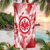 Eintracht Frankfurt Football Beach Towel Soft Microfiber Summer Towel Quick Dry Absorbent Towel for Beach Swimming Pool Travel