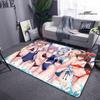Genshin Game Cartoon Printing Carpet Living Room Bedroom Carpet Non-slip Doormat Children's Play Room Carpet Photography Props