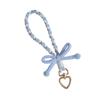 Anti-lost Bowknot Phone Lanyard Handmade Weaving Phone Wrist Strap  DIY Decor