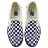 Vans КЛАССИЧЕСКИЕ СЛИПОНЫ Износостойкие Низкие Кеды для Скейтборда Унисекс Белые Синие Кроссовки VN000EACGJT