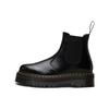 2976 Polished Smooth Platform Chelsea Boot Black Unisex Sneakers 24687001