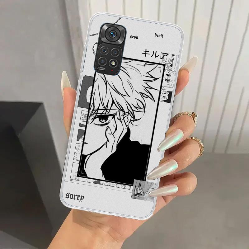 Чехол для телефона Hunter HXH Killua для Xiaomi Redmi Note 15 14 14S 13 12S 12 Pro 11S 11 Plus 11T 11E 10S Мягкий Funda Печатный корпус Redmi