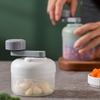 Garlic Chopper Manual Garlic Grinder Garlic Crusher Hand-Cranked Food Processor Mincer Tool for Kitchen Gadgets