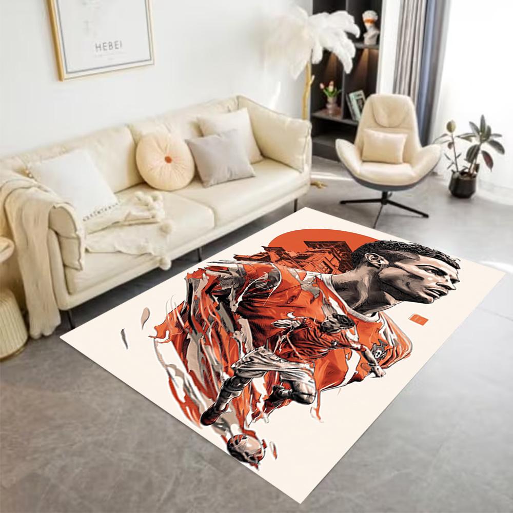 Ronaldo's Celebration Moment Area Rug Perfect for Bedrooms Dormitory Foyer Game Room Antislip Carpet Office home decor Birthday/Christmas Gift