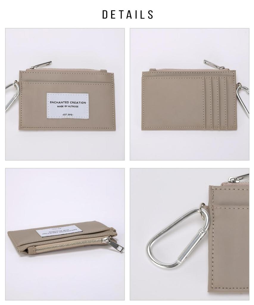 Женский тонкий кошелек Alto Rose Gray Fragment Case, двустворчатый с отделением для монет, из синтетической кожи, кардхолдер, для IC-карты, проездной, монеты