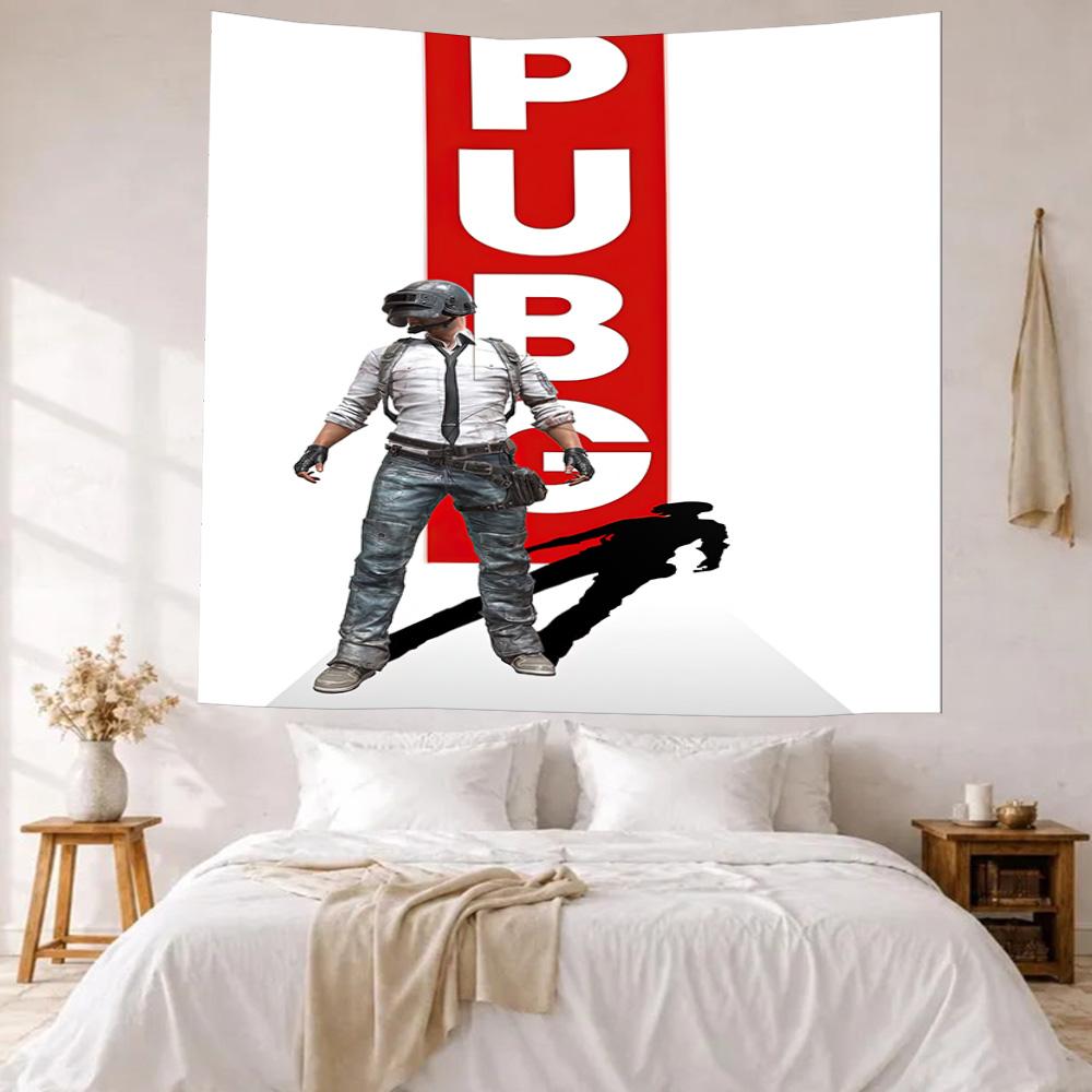 Pubg Mobile Wall Decor Tapestry Art For Pet Memorial Birthdaywedding Party Backdrop Family Gift