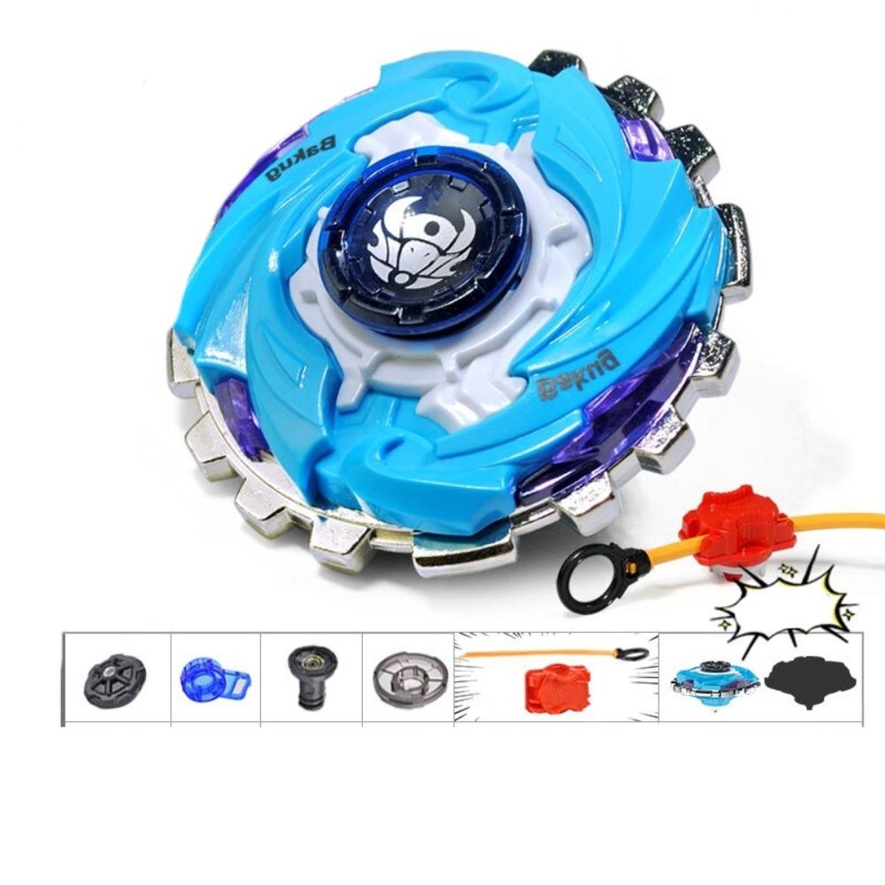 С пусковой установкой Гироскоп Игрушки Двухслойный волчок Игрушки для улицы Металлический гироскоп Игрушка для мальчиков и девочек