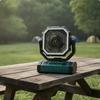 Регулируемый перезаряжаемый кемпинговый вентилятор Power Bank со светом для