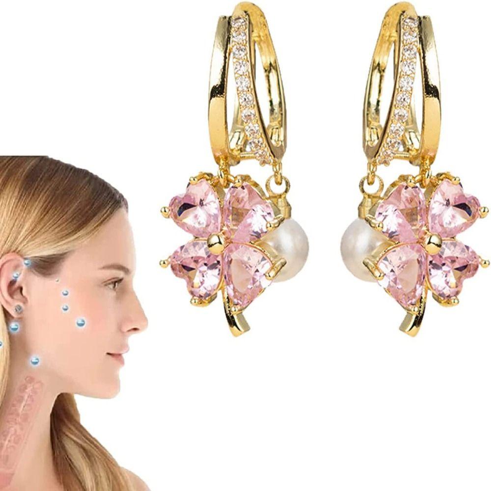 Loss Lymphatic Magnetotherapy Earrings Magnetherapy Germanium Earrings Lymphatic Drainage Earrings