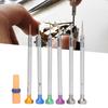 6pcs Silver Watch Screwdriver Aluminum Construction Watch Repair Tools  Watchmaking