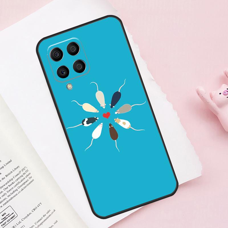 Мышь Крыса Для Samsung Galaxy M23 M33 M53 M13 M11 M51 M14 M34 M54 M20 M30s M12 M52 M15 M55 M32 Чехол