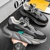 Кроссовки Chunky Sneaker мужские удобные дышащие кроссовки для бега для мужчин 2025 года трендовая повседневная обувь на шнуровке обувь для скейтбординга вулканизированная обувь