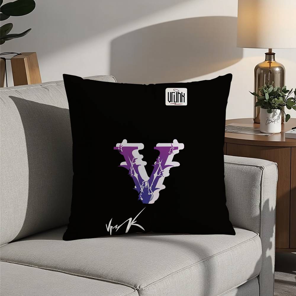 IMD Stylish V-VrunkS Pillow Case Sofa Decorative Home Double-sided Printing Short Plush Cushion Pillow Cover Holiday Gift