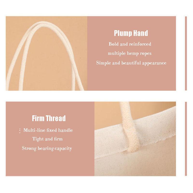 Экологически чистая многоразовая джутовая сумка Сумки-тоут из мешковины Водонепроницаемые сумки из натурального льна с мягкими хлопковыми ручками и ламинированной внутренней частью