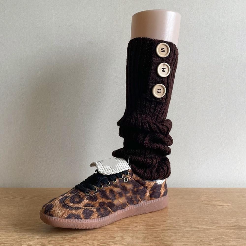 Балеткор Y2K Гетры Харадзюку Чехлы для ботинок Сладкие вязаные гетры Осень/Зима