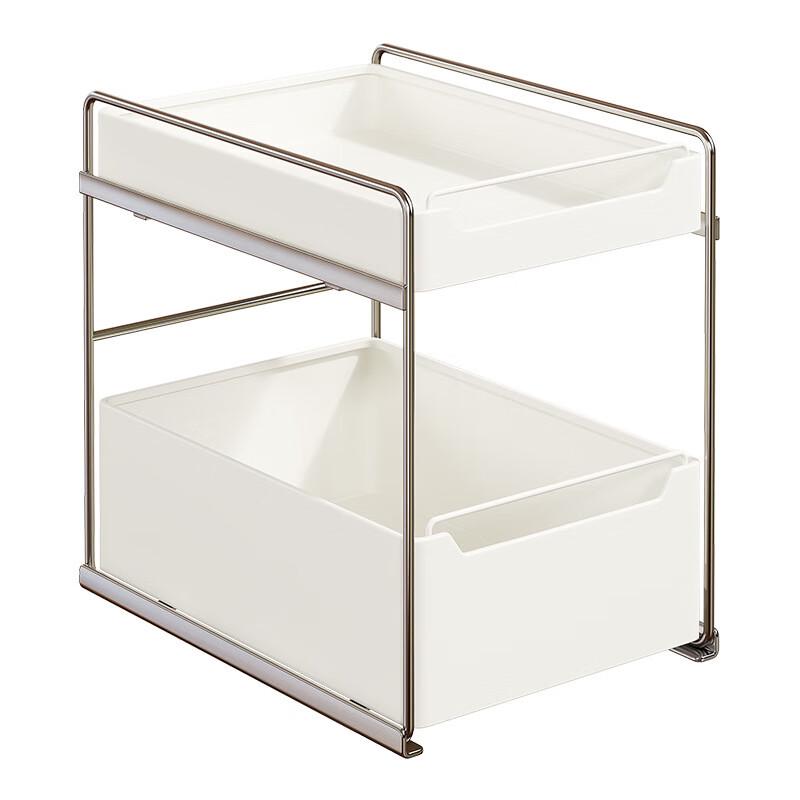 Upgraded Double-Layer Pull-Out Cabinet Organizer