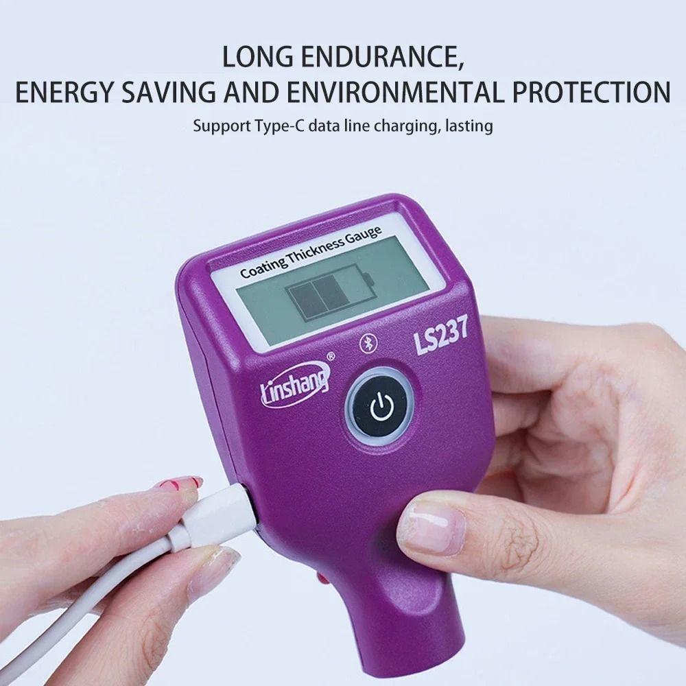 Three Color Liquid Crystal Display Car Paint Coating Thickness Tester Checking Auto Coating