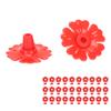 30 Set Hummingbird Feeder Flowers Hanging Bird Feeding Ports Replacement Parts Garden SuppliesRed
