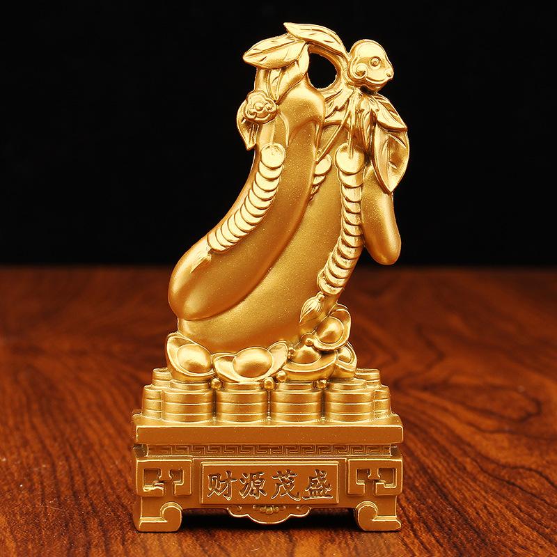 Песочно-золотой фиолетовый газ Дунлай баклажан украшение гостиная офис винный шкаф украшение открытие вход