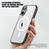 For iPhone 17 Case Compatible with MagSafe TPU+PC Clear Phone Back Cover