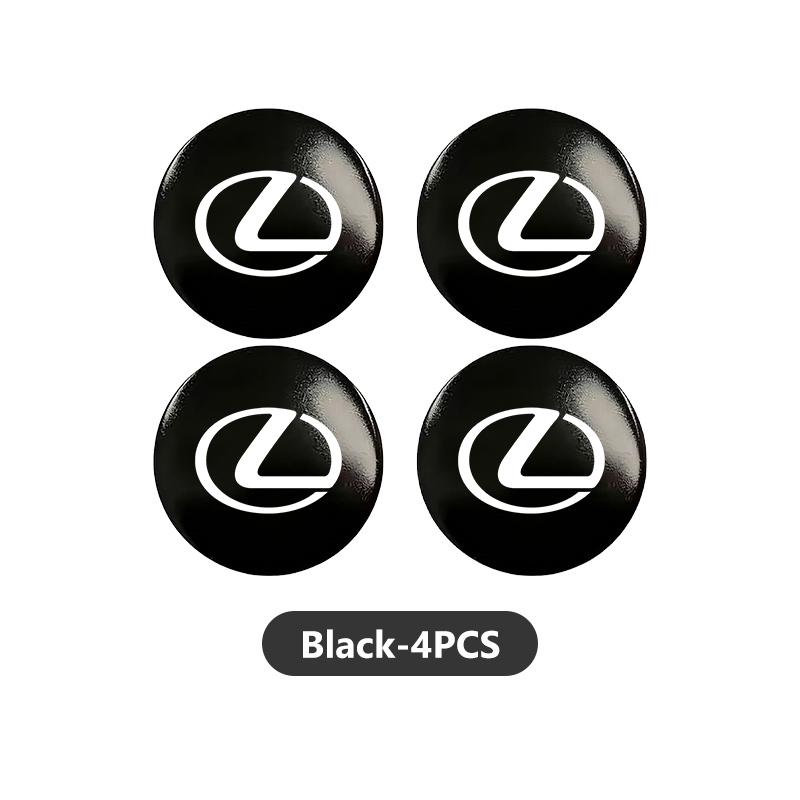 CKU5 For Lexus 56mm 4pcs Car Wheel Center Hub Cap Badge Logo Sticker RX 300 400 460 UX 200 NX LX LS GS 330 IS 250 300 GX