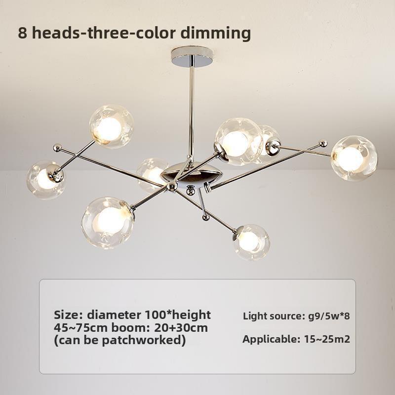 Современная минималистичная люстра для столовой, спальни, главной спальни, креативная, с индивидуальностью