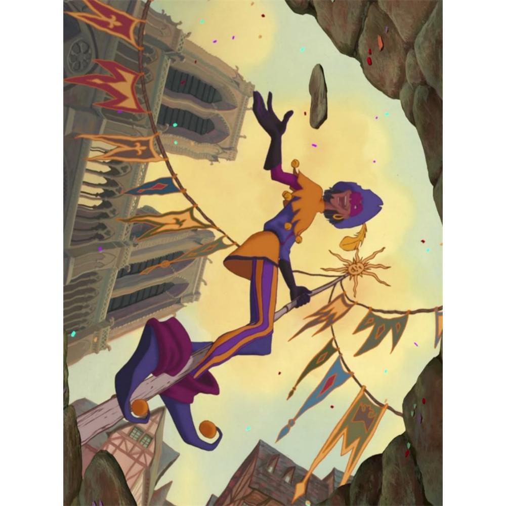 Disney Diamond Painting Clopin From The Hunchback of Notre Dame Carnival Scene Cute Cartoon Cross Stitch Set 5D DIY Home Decor