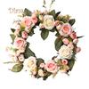 Elens Store Artificial Rose Flower Wreath Window Door Decoration Ornament Showcase Garland