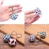 3D Sports Football Souvenirs Pu Leather Keyring Men Soccer Fans Keychain Pendant