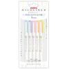 Zebra Highlighter Mild Liner Gentleness Mild 5 Color Set WKT7-5C-YC