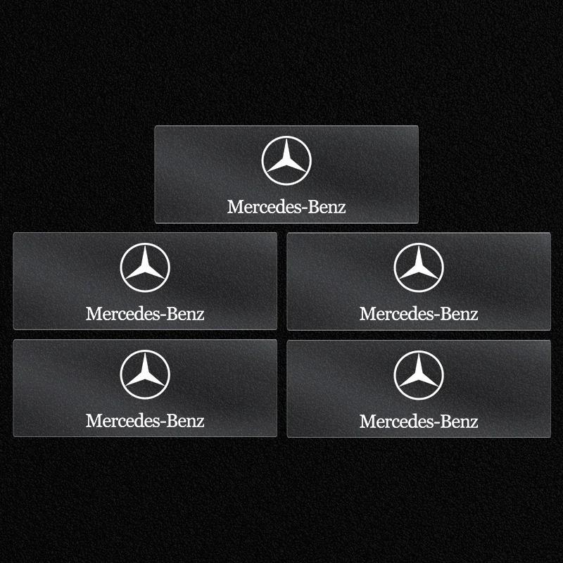 EVW5 10Pcs Car Random post Sticker Steering Wheel Decal Interior Decoration For Mercedes Benz W211 W203 W210 CLA W212 W220 W205