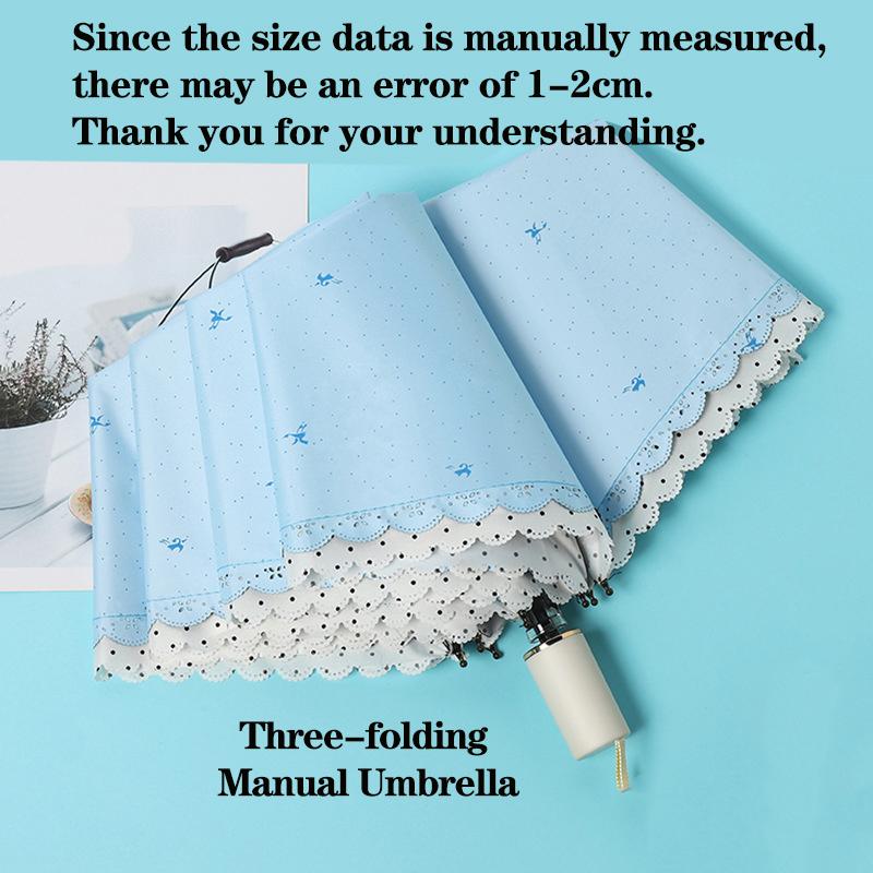 Женский зонт кружевной модный складной зонт солнцезащитный зонт ветро- и дождеустойчивый дорожный складной портативный студенческий подарок