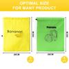 2Pcs Reusable Cotton Vegetable and Fruit Storage Bags Eco Friendly Drawstring Produce Fresh Keeping Pouches for Kitchen Refrigerator Freezer