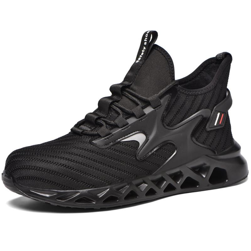 Защитные кроссовки, дышащая рабочая защитная обувь для мужчин и женщин, рабочие кроссовки с композитным носком, противоударные, защитные туфли, легкие