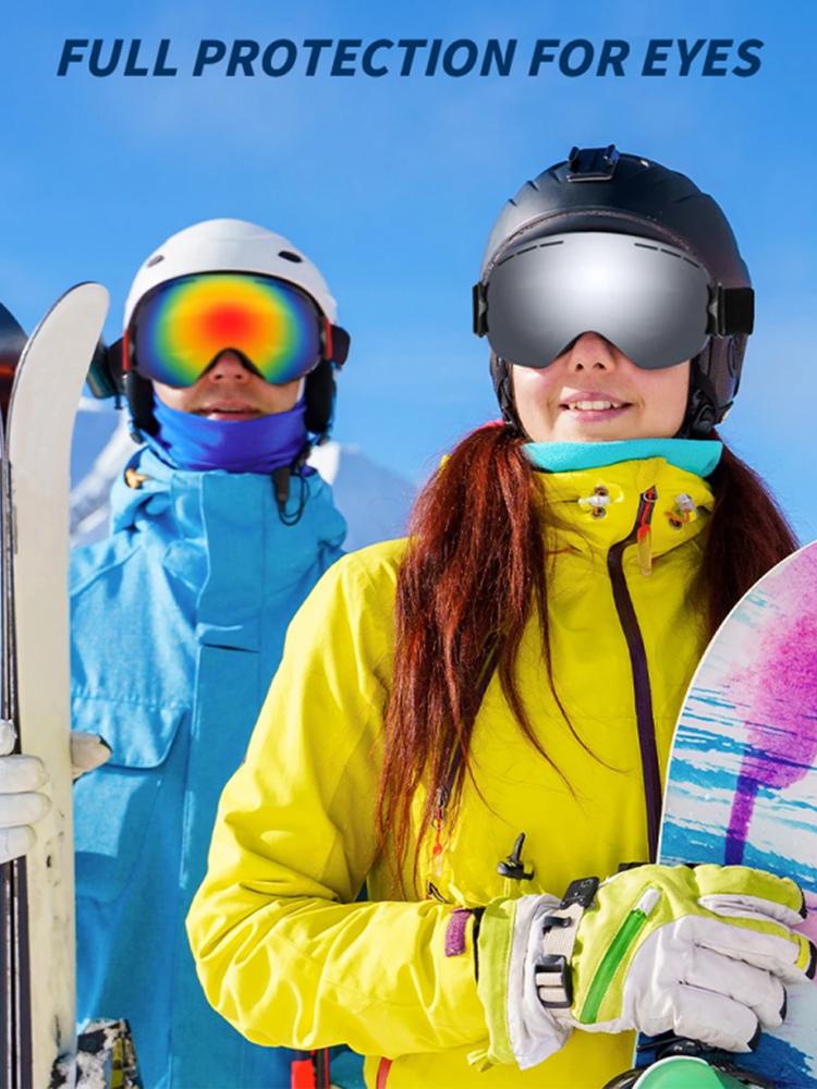 Горнолыжные очки gafas сноуборд очки мужские взрослые противотуманные сноуборд лыжные очки женские большие сферические взрослые горные лыжи