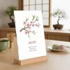Slant/straight Groove Menu Paper Display Stand 2 Uses A4 Menu Sign Holder Reusable Waterproof Acrylic Table Number Holder Hotel