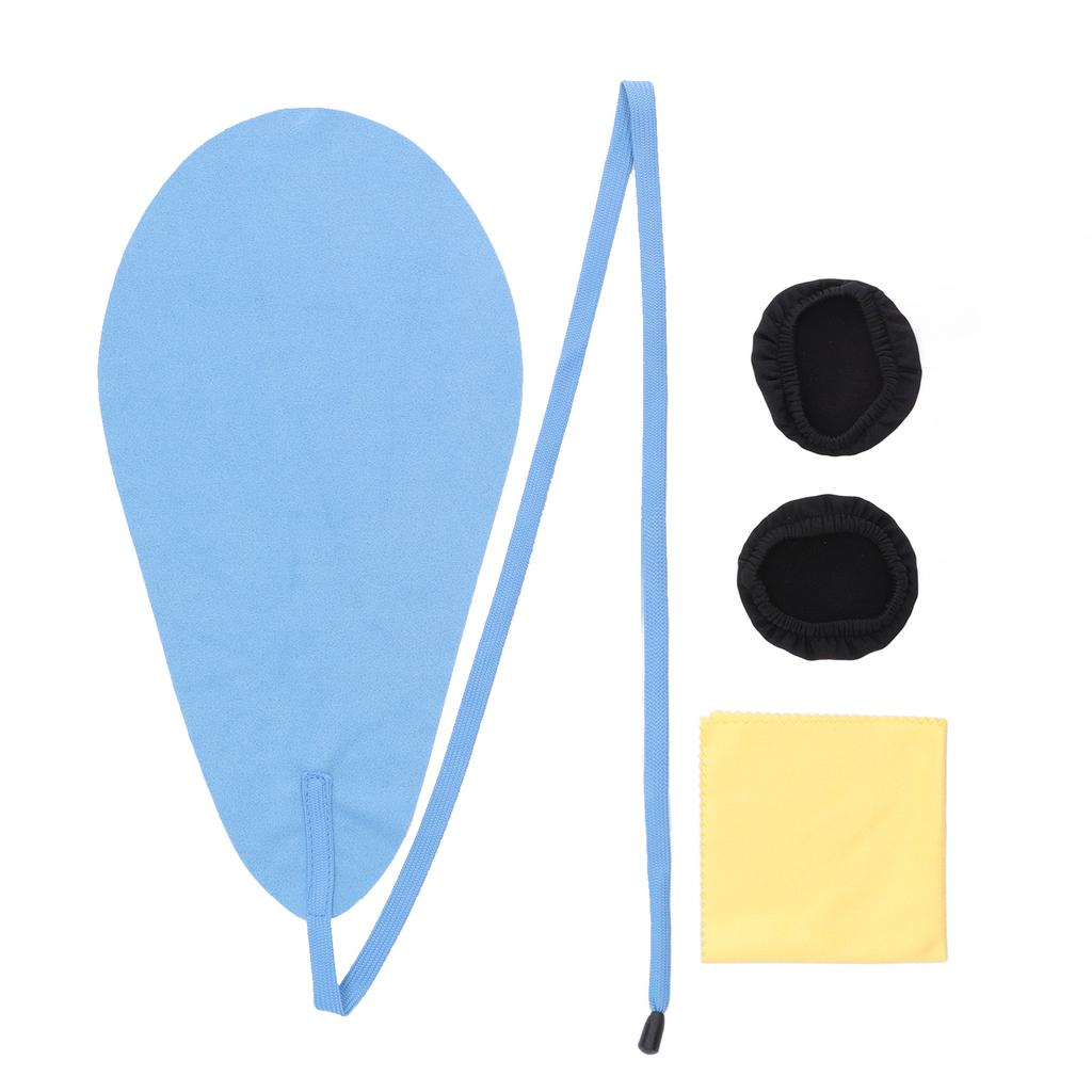 Saxophone Cleaning Kit Sax Cover Wiping Cloth Swab Set Wind Instrument Woodwind Accessories