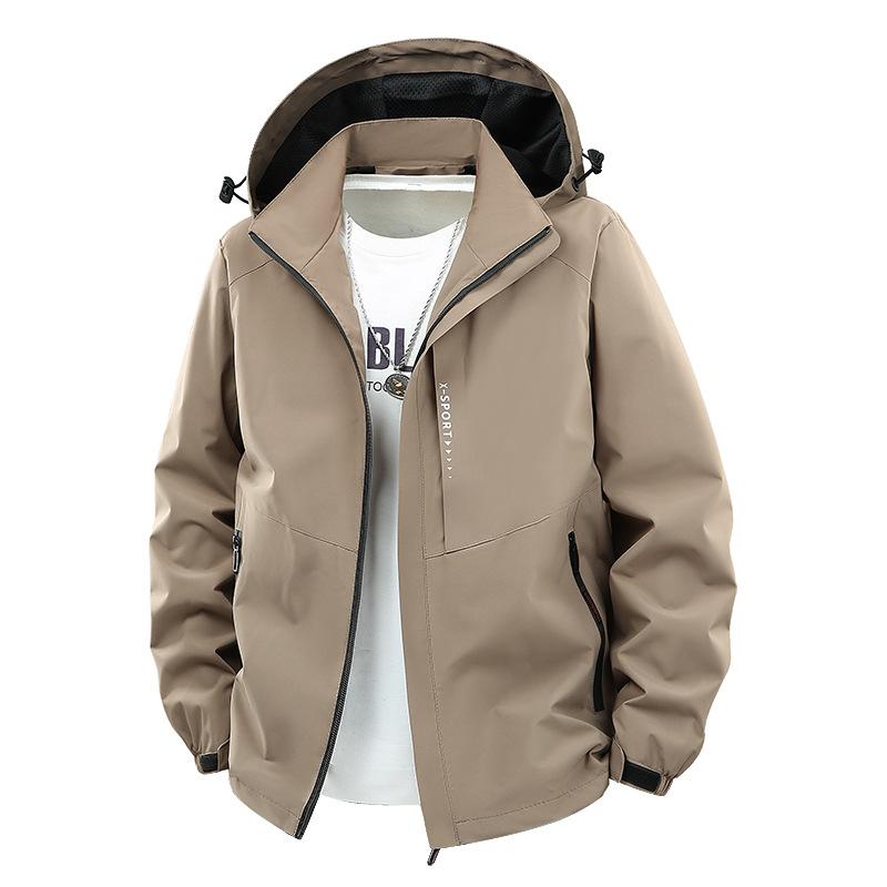 Men's Loose and Fattening Mountaineering Jacket In Spring and Autumn