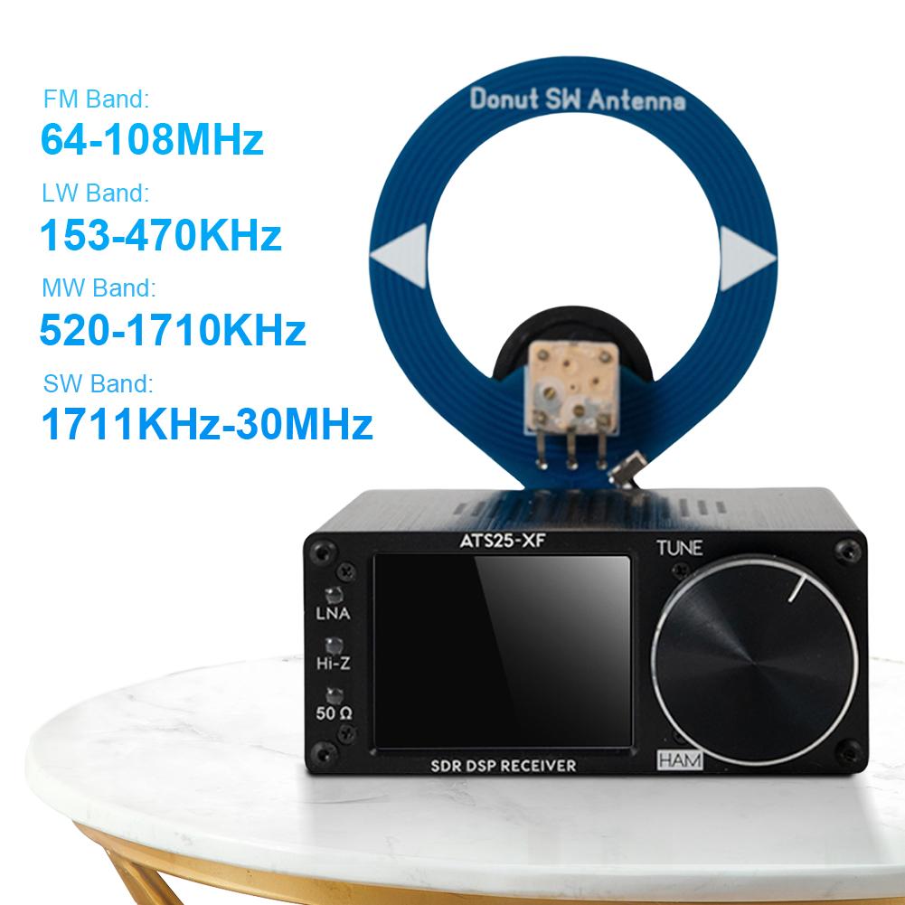 ATS25-XF DSP Полный радиоприемник WIFI FM LW SW CB MW Приемник-микшер Полнодиапазонное портативное радио