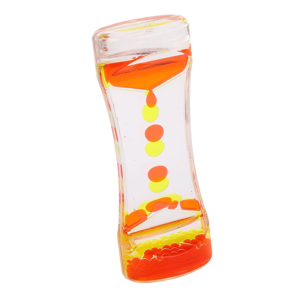 Жидкостный Таймер с Пузырьками Акриловый Расслабляющий Веселый Увлекательный Визуальный Эффект Масляные Песочные Часы Жидкая Сенсорная Игрушка