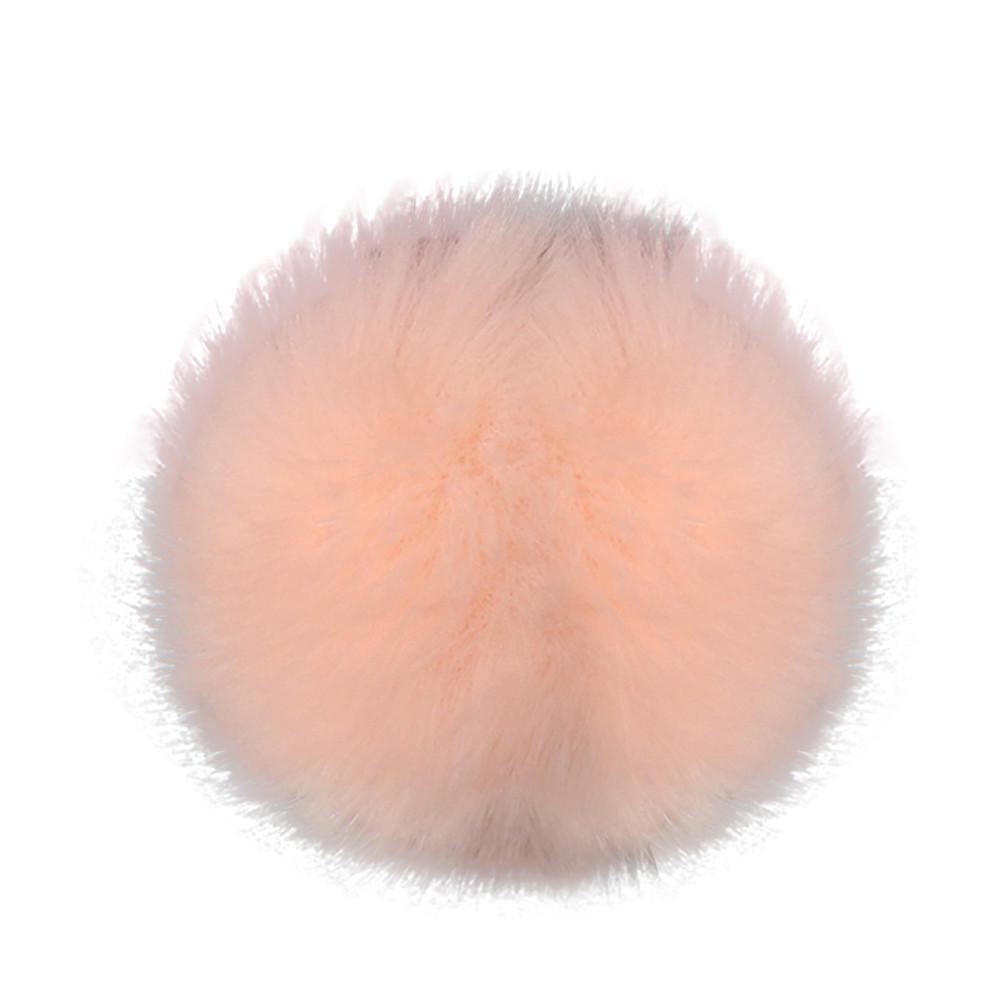 DIY Faux Fox Fur Fluffy Pompom Ball for Knitting Hat Hats