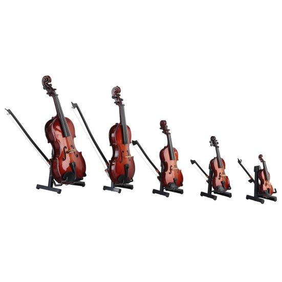 Миниатюрный брелок для скрипки Yousheng со звуком, набор игрушек для мини-скрипки, играет грустную музыку, самая маленькая модель скрипки, мини-плачущий рассказчик, портативная миниатюрная скрипка