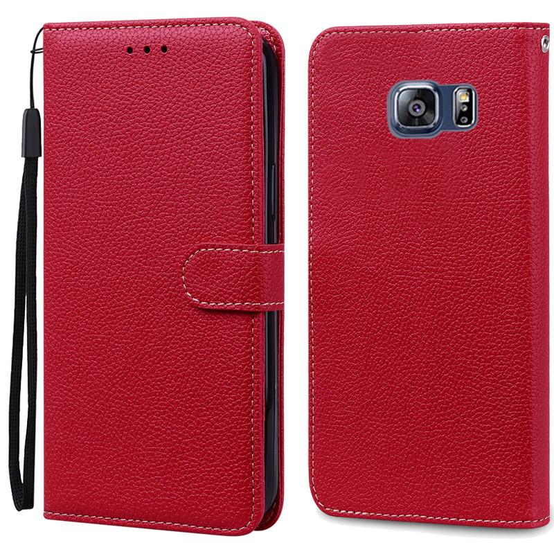 Чехол S6 Edge для Samsung Galaxy S6 Edge, чехол G925, кожаный флип-чехол-кошелек для Samsung S6, чехол S 6 edge, чехол G920, чехол-кошелек Fundas