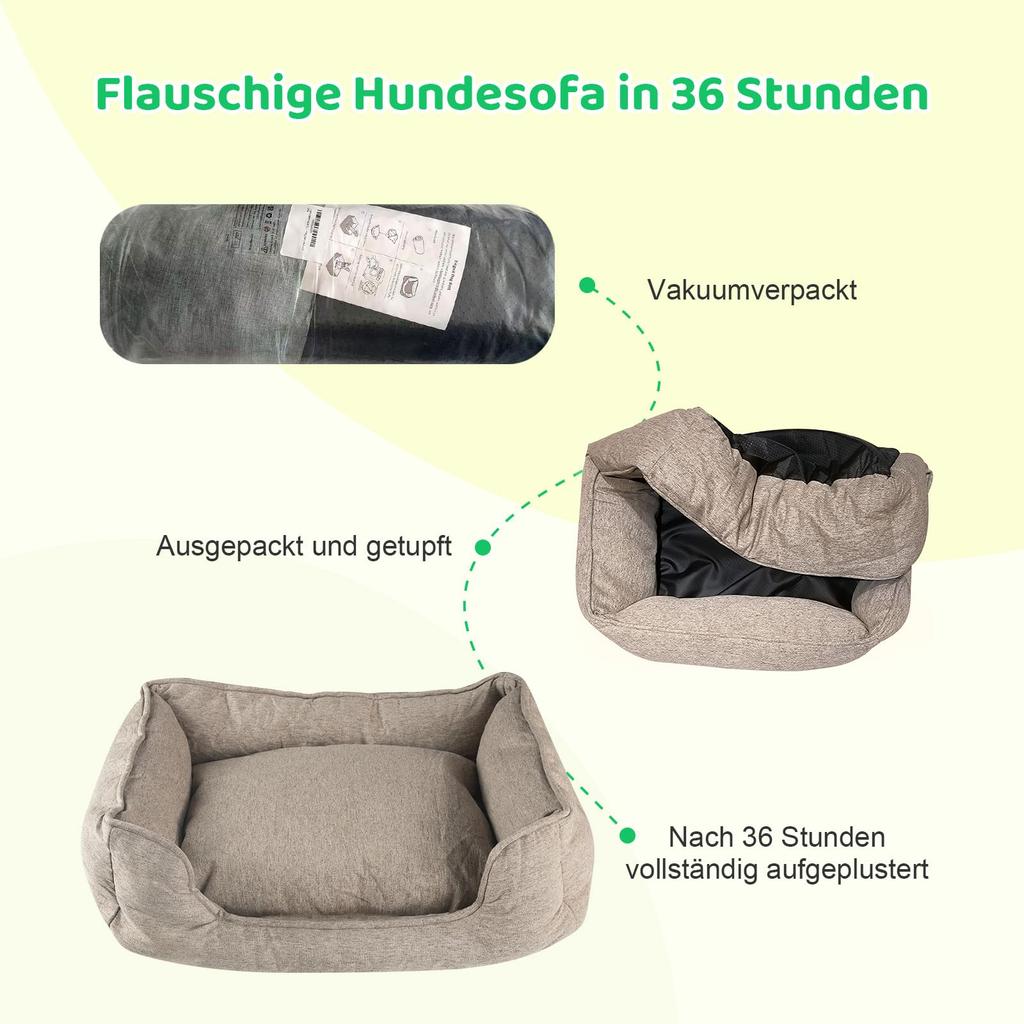 EvcgoX Dog Pet Cat Suitable for Winter and Washable and Comfortable with Density Suitable for Medium and Large Dogs Bed, Bed, Non-Slip, Double-Sided