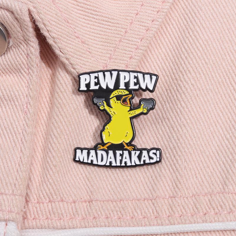 Cute Chick Enamel Badge, Lapel Accessory Animal Jewelry, Personalized And Versatile Men'S And Women'S Brooch, Creative Gift For Bestie