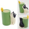 Cat Ornaments Single Pencil Holder Cute Cat And Mouse Pencil Stand Container  Office Stationery